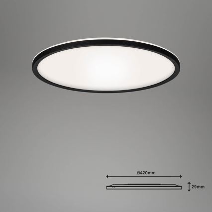 Briloner 7059-015 - LED Stmívatelné stropní svítidlo SLIM LED/22W/230V 2700-6500K Wi-Fi Tuya + dálkové ovládání