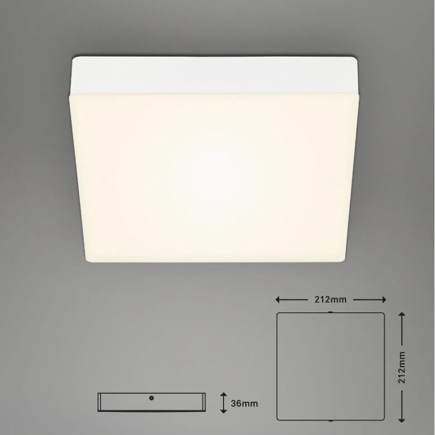 Briloner 7070-016 - LED Stropní svítidlo FLAME LED/16W/230V bílá