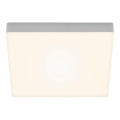 Briloner 7071-014 - LED Stropní svítidlo FLAME LED/21W/230V 3000K 28,7x28,7 cm stříbrná
