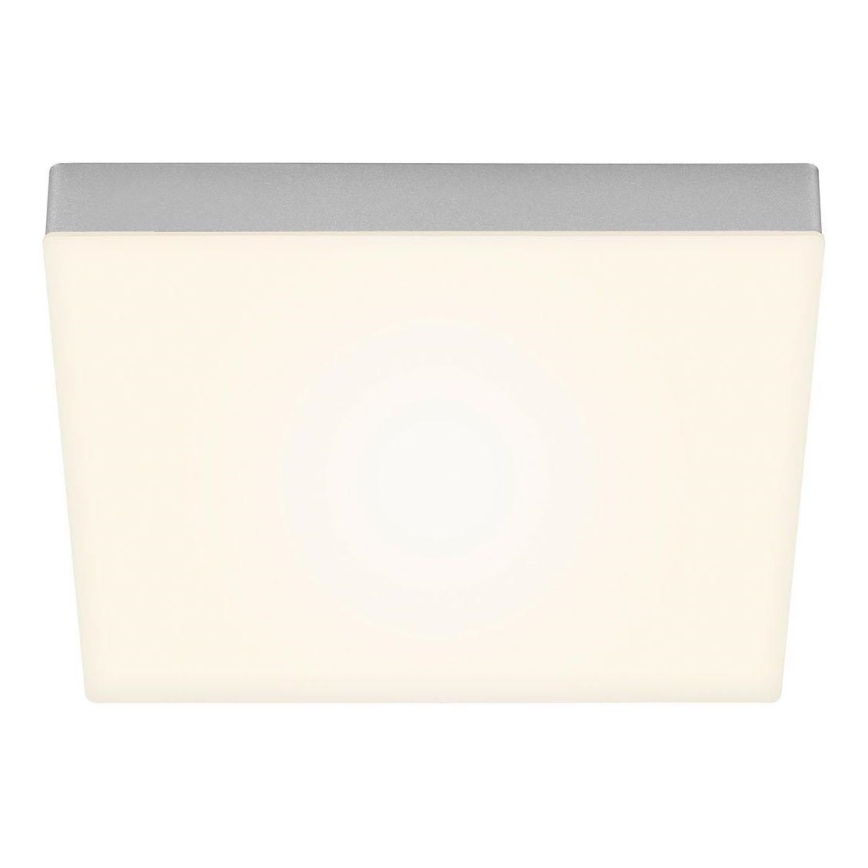 Briloner 7071-014 - LED Stropní svítidlo FLAME LED/21W/230V 3000K 28,7x28,7 cm stříbrná