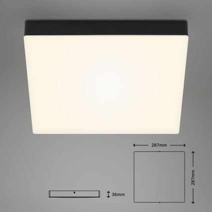 Briloner 7071015 - LED Stropní svítidlo FLAME LED/21W/230V černá