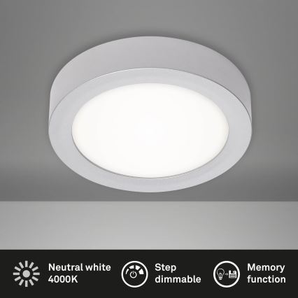 Briloner 7124-414 - LED Stmívatelné stropní svítidlo FIRE LED/12W/230V 4000K