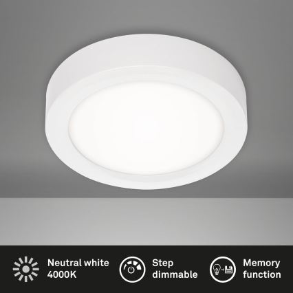 Briloner 7124-416 - LED Stmívatelné stropní svítidlo FIRE LED/12W/230V 4000K