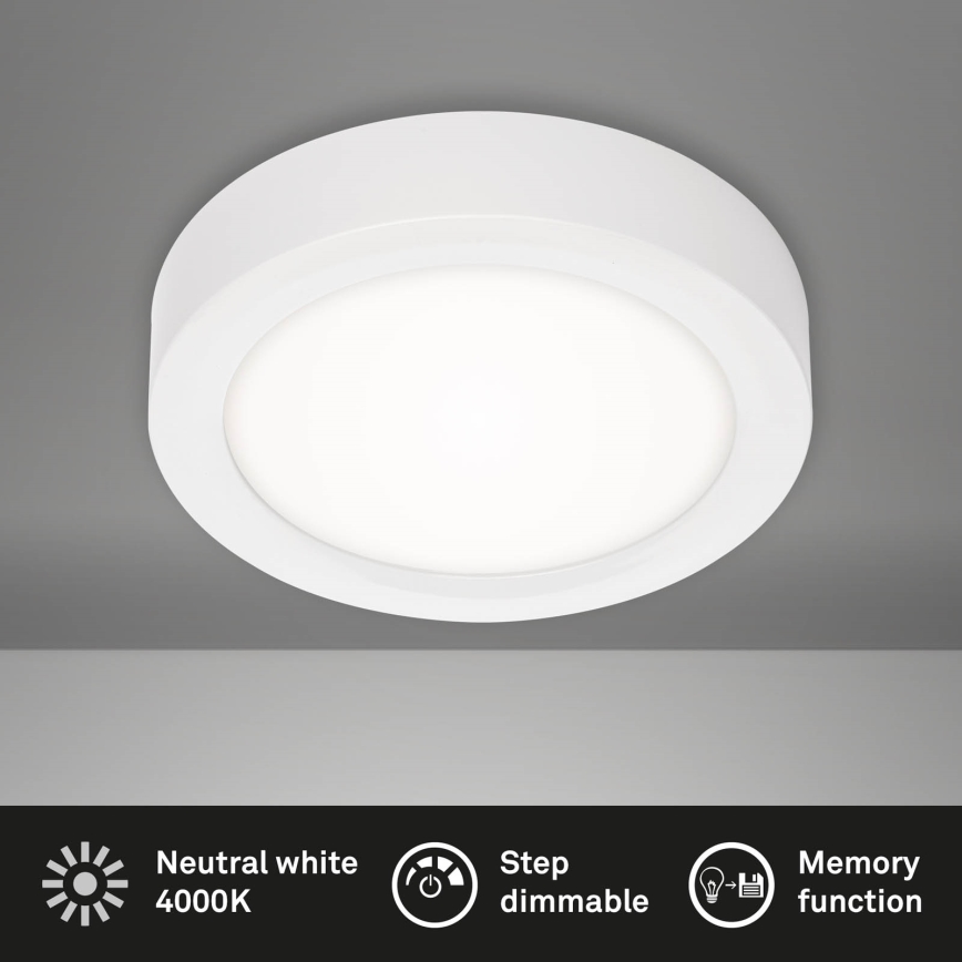 Briloner 7124-416 - LED Stmívatelné stropní svítidlo FIRE LED/12W/230V 4000K