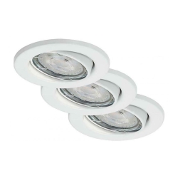 Briloner 7149-036 - SADA 3xLED Stmívatelné koupelnové svítidlo 1xGU10/5W/230V IP23