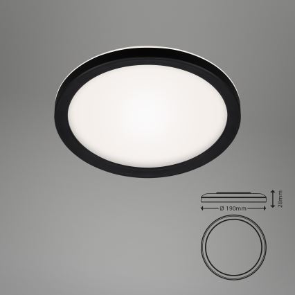 Briloner 7150-415 - LED Stropní svítidlo SLIM LED/12W/230V pr. 19 cm