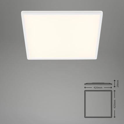 Briloner 7158-416 - LED Stropní svítidlo SLIM LED/22W/230V 42x42 cm