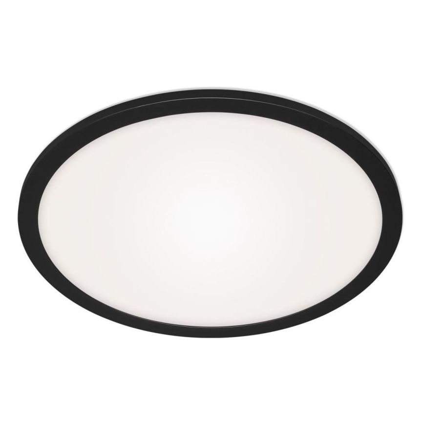 Briloner 7168-015 - LED Stmívatelné stropní svítidlo PIATTO LED/22W/230V 3000-6500K pr. 40 cm černá + dálkové ovládání