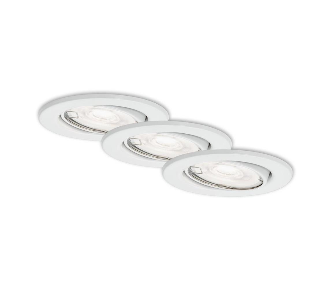 Briloner Briloner 7182-036-SADA 3xLED Stmívatelné koupelnové svítidlo 1xGU10/5W/230V IP23 BL0871
