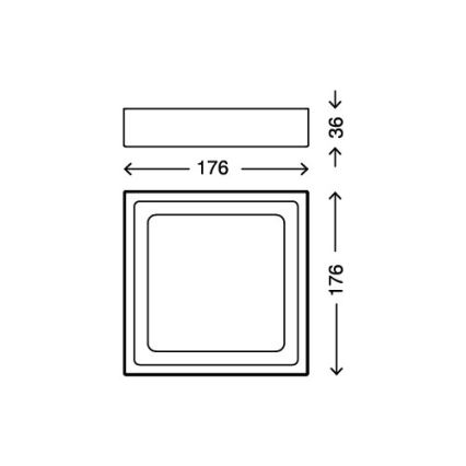 Briloner 7190-016 - LED Stropní svítidlo LED/12W/230V