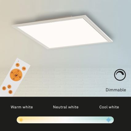 Briloner 7194-016 - LED Stmívatelné stropní svítidlo SIMPLE LED/18W/230V 3000-6500K + dálkové ovládání