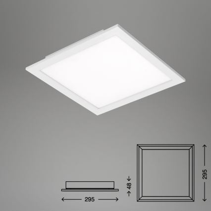 Briloner 7194-016 - LED Stmívatelné stropní svítidlo SIMPLE LED/18W/230V 3000-6500K + dálkové ovládání