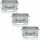 Briloner 7202-032 - SADA 3x LED Koupelnové podhledové svítidlo ATTACH 1xGU10/4W/230V