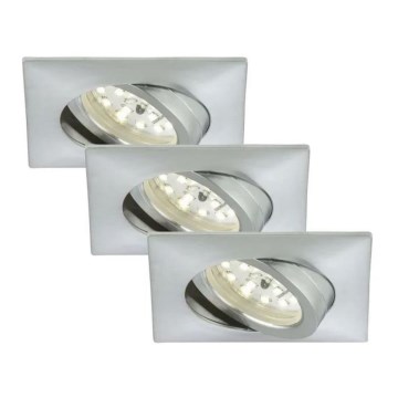 Briloner 7210-039 - SADA 3x LED Koupelnové podhledové svítidlo ATTACH 1xLED/5W/230V IP23