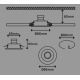Briloner 7221-032 - SADA 3x LED Koupelnové podhledové svítidlo 1xGU10/3W/230V IP23 matný chrom