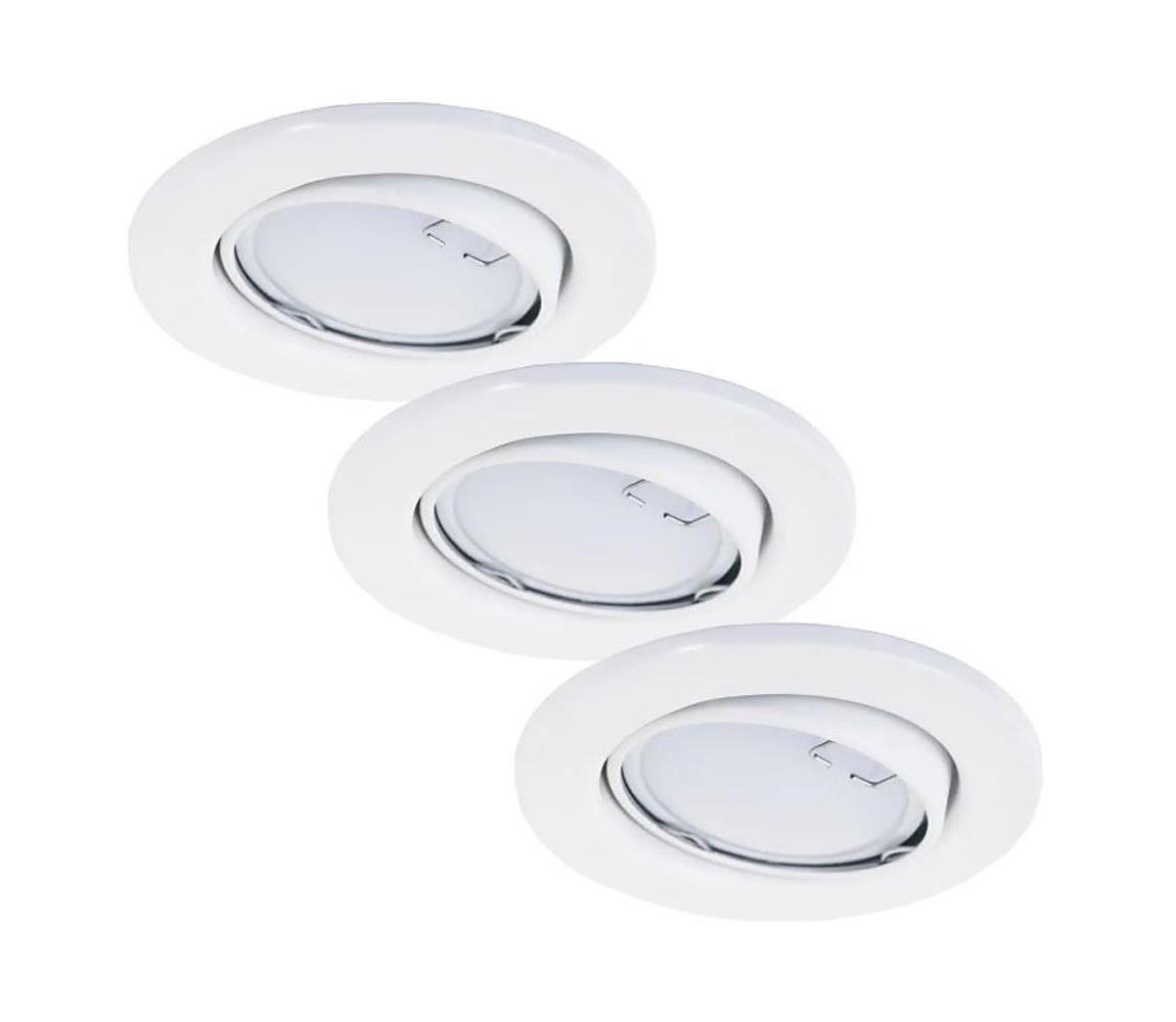 Briloner Briloner 7221-036 - SADA 3x LED Koupelnové svítidlo 1xGU10/3W/230V bílá BL1046