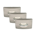 Briloner 7239-032 - SADA 3x LED Koupelnové podhledové svítidlo ATTACH 3xGU10/4W/230V IP44
