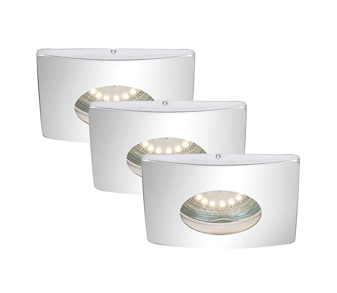 Briloner Briloner 7239-038-SADA 3x LED Podhledové svítidlo ATTACH 1xGU10/4W/230V IP44 BL0355