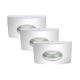 Briloner 7239-038 - SADA 3x LED Koupelnové podhledové svítidlo ATTACH 1xGU10/4W/230V IP44