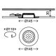 Briloner 7263-012 - LED Podhledové koupelnové svítidlo ATTACH LED/12W/230V IP44