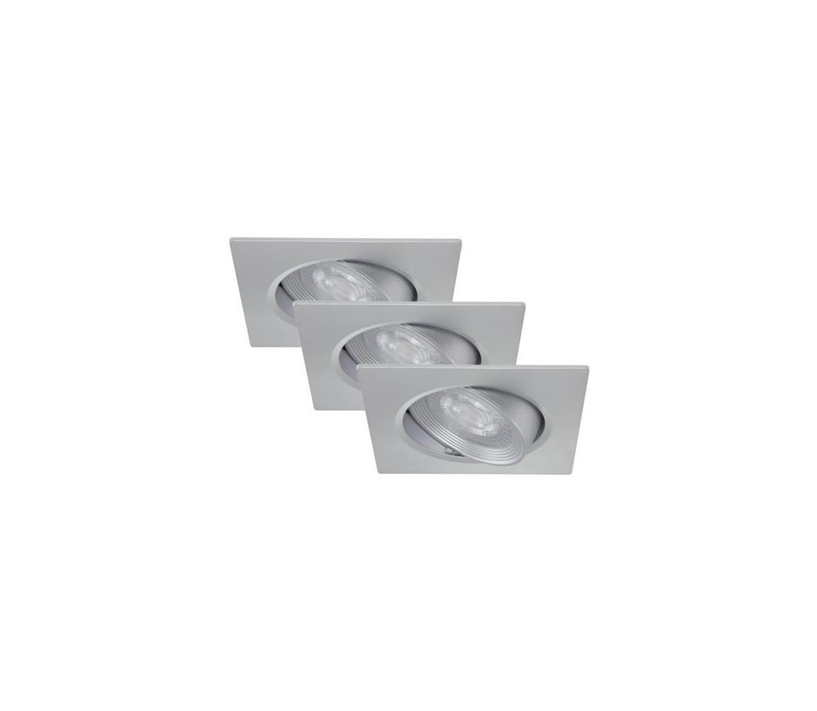 Briloner Briloner 7279-034 - SADA 3x LED Koupelnové podhledové svítidlo 3xLED/5W/230V BL0681
