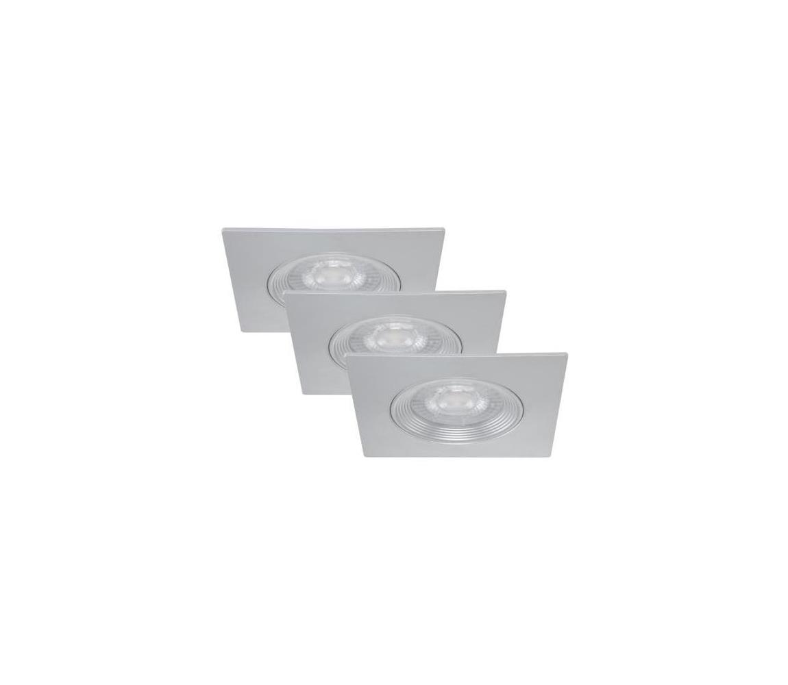 Briloner Briloner 7281-034 - SADA 3x LED Koupelnové podhledové svítidlo 3xLED/5W/230V BL0679