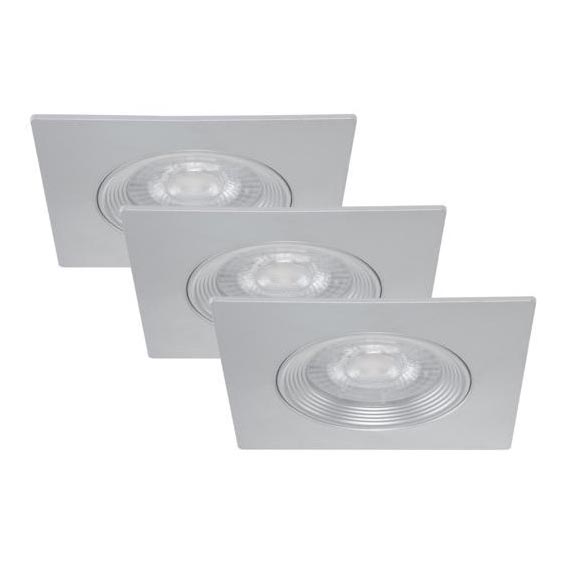 Briloner 7281-034 - SADA 3x LED Koupelnové podhledové svítidlo LED/5W/230V