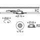 Briloner 7295-011 - LED Stmívatelné koupelnové podhledové svítidlo ATTACH LED/6,5W/230V IP44