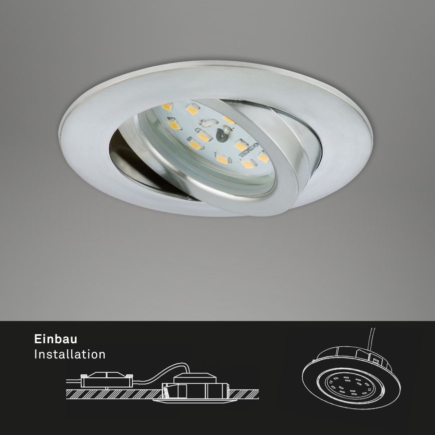 Briloner 7296-019 - LED Stmívatelné koupelnové podhledové svítidlo LED/6,5W/230V IP23