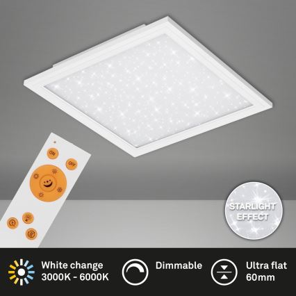 Briloner 7302-016 - LED Stmívatelné stropní svítidlo STARRY SKY LED/23W/230V 3000-6000K + dálkové ovládání