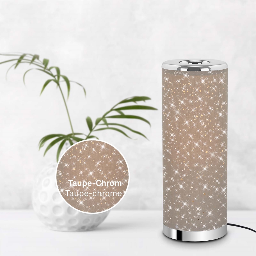 Briloner 7334-011 - LED Stolní lampa STARRY SKY 1xGU10/5W/230V hnědá