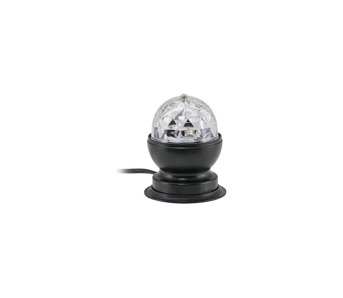 Briloner 7357-015 - LED stolní disko koule DISCO LIGHT 1xE27/3W/230V 7357-015 Černá