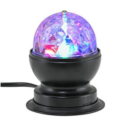 Briloner 7357-015 - LED stolní disko koule DISCO LIGHT 1xE27/3W/230V