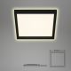Briloner 7362-015 - LED Stropní svítidlo CADRE LED/18W/230V 29,6x29,6 cm černá
