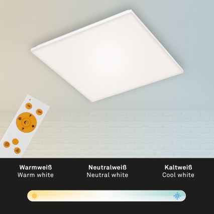 Briloner 7378216 - LED Stmívatelný panel LED/38W/230V 3000-6500K + dálkové ovládání