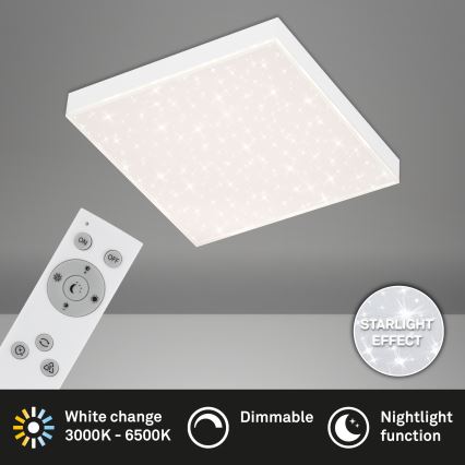 Briloner 7381-016 - LED Stmívatelné stropní svítidlo STARRY SKY LED/15W/230V 3000-6500K + dálkové ovládání