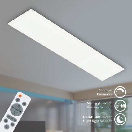 Briloner 7388-016 - LED RGBW Stmívatelné stropní svítidlo LED/24W/230V 3000-6500K + dálkové ovládání