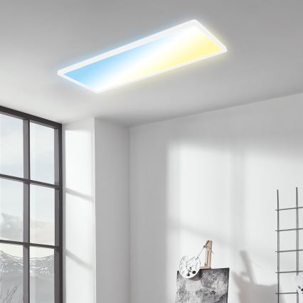 Briloner 7403-016 - LED Stmívatelné stropní svítidlo SLIM LED/23W/230V 2700-6500K + dálkové ovládání