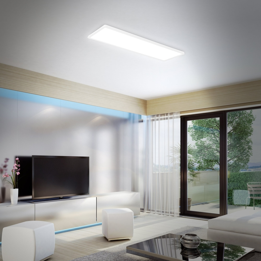 Briloner 7404-016 - LED RGBW Stmívatelný přisazený panel LED/22W/230V 4000K + dálkové ovládání
