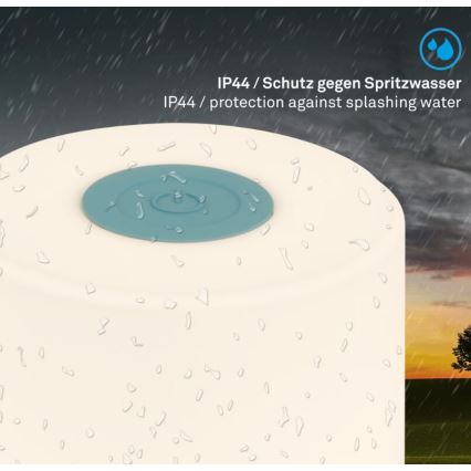 Briloner 7461010 - LED Stmívatelná nabíjecí venkovní stolní lampa LED/2W/5V IP44 1200 mAh modrá