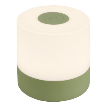 Briloner 7461019 - LED Stmívatelná nabíjecí venkovní stolní lampa LED/2W/5V IP44 1200 mAh zelená