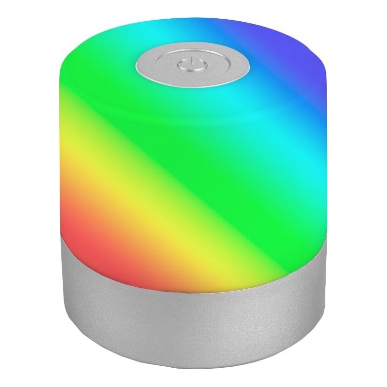 Briloner 7462014 - LED RGB Nabíjecí venkovní stolní lampa LED/1,5W/5V IP44 1200 mAh matný chrom