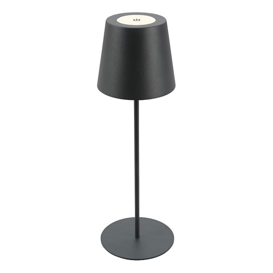 Briloner 7508015 - LED Stmívatelná nabíjecí venkovní stolní lampa 2v1 LED/2,5W/5V IP44 černá