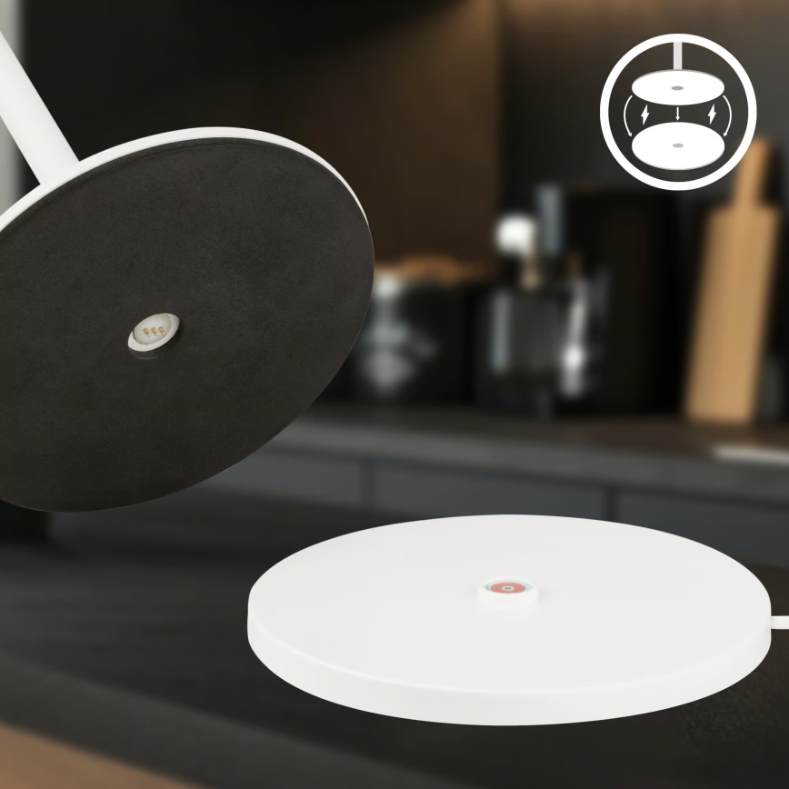 Briloner 7517016 - LED RGBW Stmívatelná nabíjecí venkovní stolní lampa CILANO LED/3W/5V IP44 2000 mAh bílá