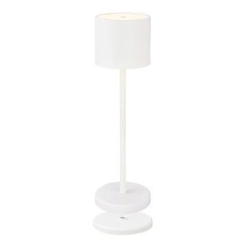 Briloner 7521016 - LED Stmívatelná nabíjecí venkovní stolní lampa SIGO LED/2,5W/5V IP44 2600 mAh bílá