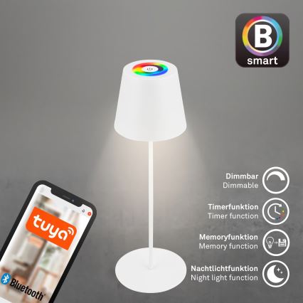 Briloner 7559016 - LED RGB Stmívatelná nabíjecí venkovní stolní lampa COLORIS LED/3,5W/5V IP44 2000 mAh Wi-Fi Tuya