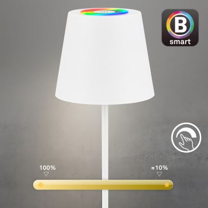 Briloner 7559016 - LED RGB Stmívatelná nabíjecí venkovní stolní lampa COLORIS LED/3,5W/5V IP44 2000 mAh Wi-Fi Tuya