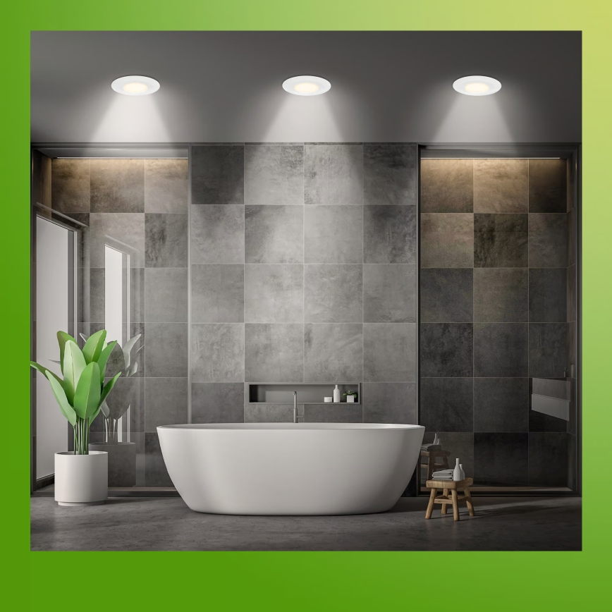 Briloner 7588036 - SADA 3x LED Koupelnové podhledové svítidlo KLIRA LED/4,9W/230V 2500/3000/4000K IP44 bílá