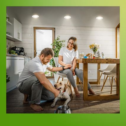 Briloner 7589036 - SADA 3x LED Stmívatelné koupelnové podhledové svítidlo KLIRA LED/4,9W/230V 2500/3000/4000K IP44 bílá