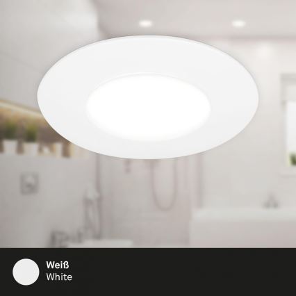 Briloner 7598036 - SADA 3x LED Koupelnové podhledové svítidlo LED/4,9W/230V IP44 2700/4000/6500K bílá